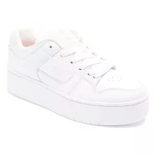 Zapatilla Dc Manteca 4 Plataforma Mujer Blanco