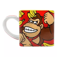 Caneca Cubo Donkey Kong Bananas Nintendo Super Mário Bros