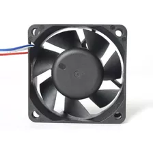 Miniventilador 60x60x25 24v Nework Corrente Continua Cooler Cor Da Estrutura Preto Cor Das Pás Preto 24