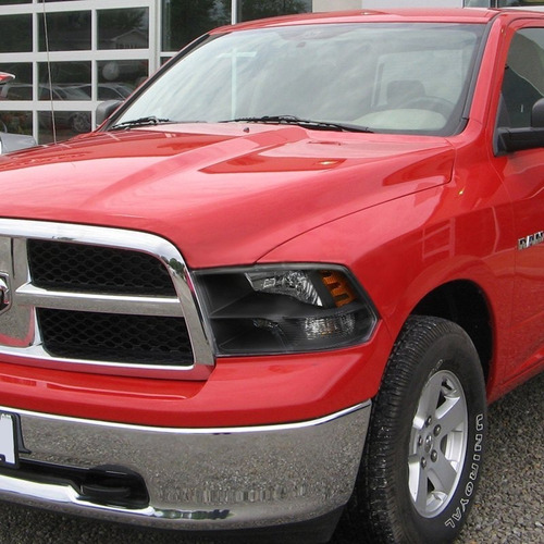 Dodge Ram 2009 2017 Juego Faros Fondo Negro 2010 2011 2012 Foto 3