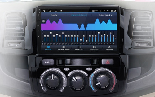 Radio Toyota Fortuner Hilux 2gigas Ips Carplay Android Auto Foto 2