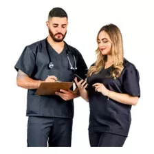 Camisa Scrub Hospitalar Medico Enfermeira Uniforme