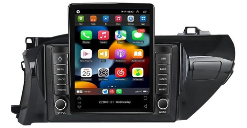 Toyota Hilux 16-23 Tesla Android Gps Radio Bluetooth Carplay Foto 5