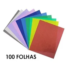 Papel De Seda 50x70 C/ 100 Misto - Cores Variadas.