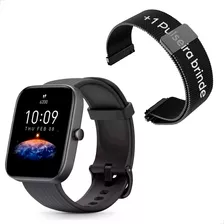 Smartwatch Amazfit Bip 3 Pro + 1 Pulseira Magnética 