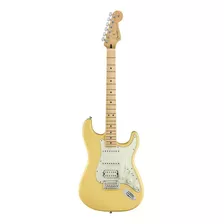 Guitarra Eléctrica Fender Player Stratocaster Hss De Aliso Buttercream Brillante Con Diapasón De Arce