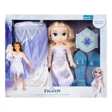 Boneca Princesa Elsa Com Fantasia E Acessórios
