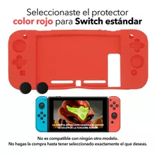 Switch Oled / Funda Protectora De Silicon +thumbs Cover Case