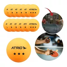 Bolinha De Ping Pong 3* Estrelas Kit 12 Unidades Atrio