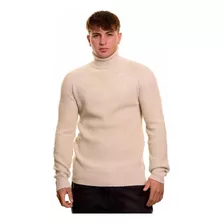 Sweater Cuello Tortuga Chaleco De Lana Beatle Hombre