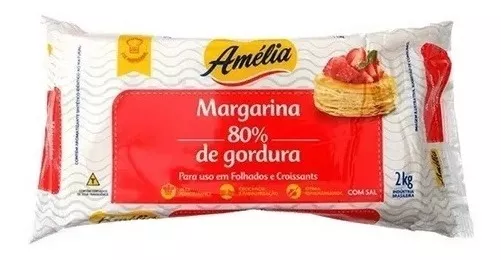 Margarina Para Folhados 2kg - Amelia