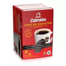 Cafe Cabrales En Saquitos Pack 5 Cajas De 18 U