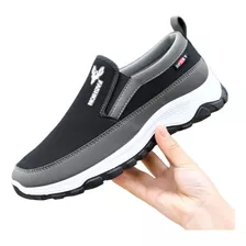 Sapato Homens Tênis Ortopédico Confortáveis Respiráveis Sola