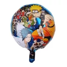 Pack 2 Globos Metalicos Naruto 45 Cm Con Varilla