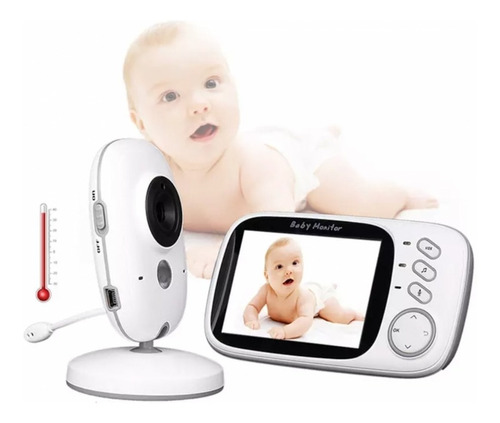 Cámara Baby Monitor Bebes Micrófono Visión Nocturna Lcd 3.2