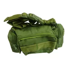 Canguro Táctico Militar Camping Trekking Color Verde Militar