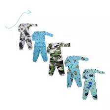 Roupa Bebê Masculino Feminino Kit 5 Conjuntos Pijama Barato