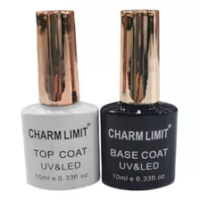 Base Y Top Coat Charm Limit Esmaltes Uñas Semipermanentes