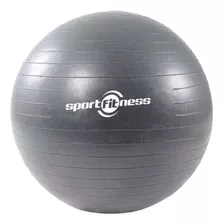 Balón Pilates Yoga Terapias Pelota Sportfitness 55cm Gym Abd Color Gris