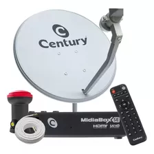 Antena Parabolica Digital Century 60 Cm Ku Completa 5g