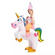 Disfraz Hinchable De Montar Caballo De Unicornio, Disfr...