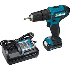 Taladro Rotomartillo Inalambrico Makita 12v 3/8 + Bateria Color Azul Acero Hp333dwyx3