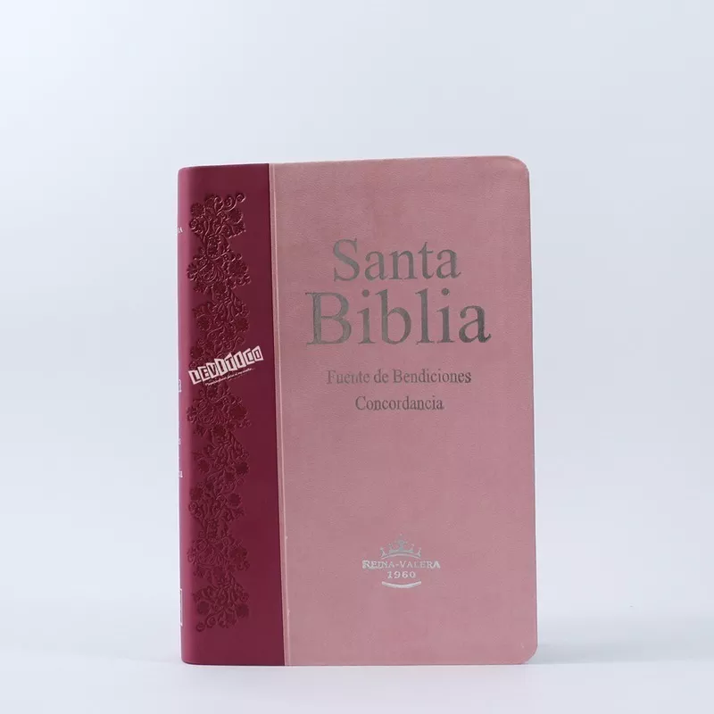 Biblia Fuente De Bendiciones Rv 1960 Rosada C/índice