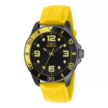 Reloj Para Hombres Invicta Pro Diver 40037 Amarillo Color De La Correa Bronce De Cañón