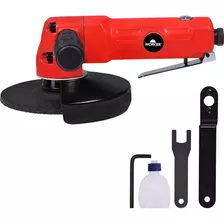 Esmerilhadeira Angular Pneumática 5 125mm Worker - 993409 Cor Vermelho