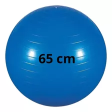 Bola Suiça Pilates Fisioterapia 65cm Yoga Gestante Funcional Cor Azul