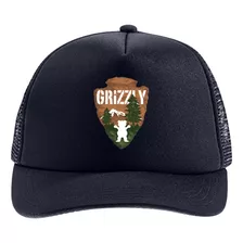 Jockey Grizzly National Treasure Trucker Hat - Azul