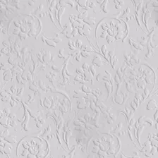 Papel De Parede Floral Discreto Cinza Sombreada 3d 1,50m 