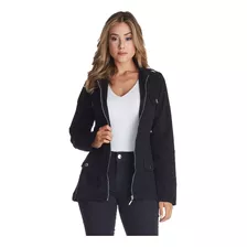 Jaqueta Blusa Feminina Modelo Parka Jeans Lançamento Novo