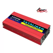 Inversor De Corriente Coche Portátil 12v/220v50hz 2200w Auto