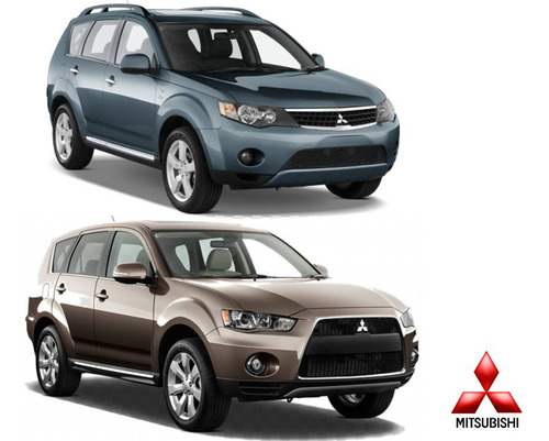 Tapetes Logo Mitsubishi + Cajuela Outlander 2008 A 2012 2013 Foto 7