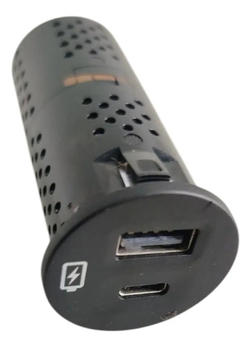Tomada Central Usb Ford Maverick 2022 2023 Preto