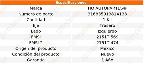 Herrajes Zapatas Frenos Trasero Izq Aerostar 88/97 Ho Foto 2