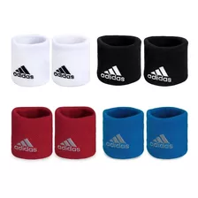 Par Munhequeira adidas Wristband Pequeno Tênis Padel Squash