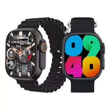 Relógio Smartwatch W69+ Ultra Super Amoled Nfc Android Ios