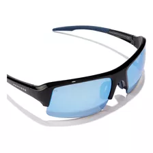 Lentes De Sol Hawkers Bat Para Hombre Y Mujer Color De La Lente Azul Color De La Varilla Negro Diseño Negro/azul Espejado