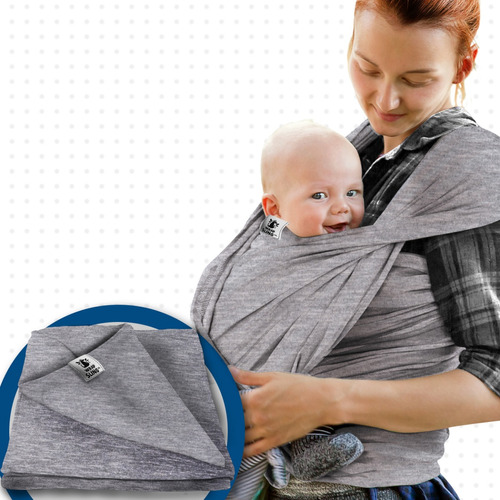 Canguru Wrap Sling Bebê Carregador Carrier Enxoval Passeio