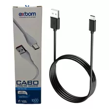 Cabo Carregador Celular Tipo C Rapido Cabo Usb Tipo C Turbo 