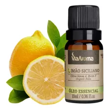 Óleo Essencial Limão Siciliano 100% Natural Via Aroma 10ml