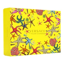 Perfume Set Versace Yellow Diamond 90ml Edt Original 