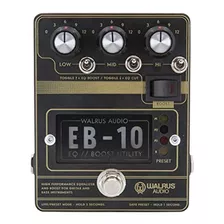 Preamplificador / Eq / Boost De Walrus Audio Eb-10, Negro, (