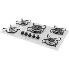 Cooktop Vidro Branco 5 Queimadores Suggar Fg5305abr 110v / 220v (dupla Voltagem)