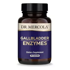 Dr. Mercola Gallbladder Enzimas Vesicula Biliar 30cap Sabor Sin Sabor