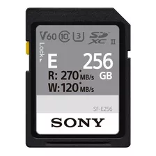 Tarjeta De Memoria Sony Sd Uhs-ii 256 Gb Sf-e256 Para Camara