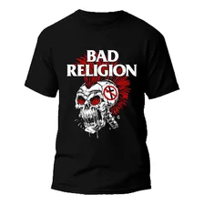 Camiseta Algodão Punk Rock Bad Religion