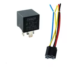 Relé Relay 12vdc 40a/na 30a/nc 14vdc Automotor + Zocalo X2